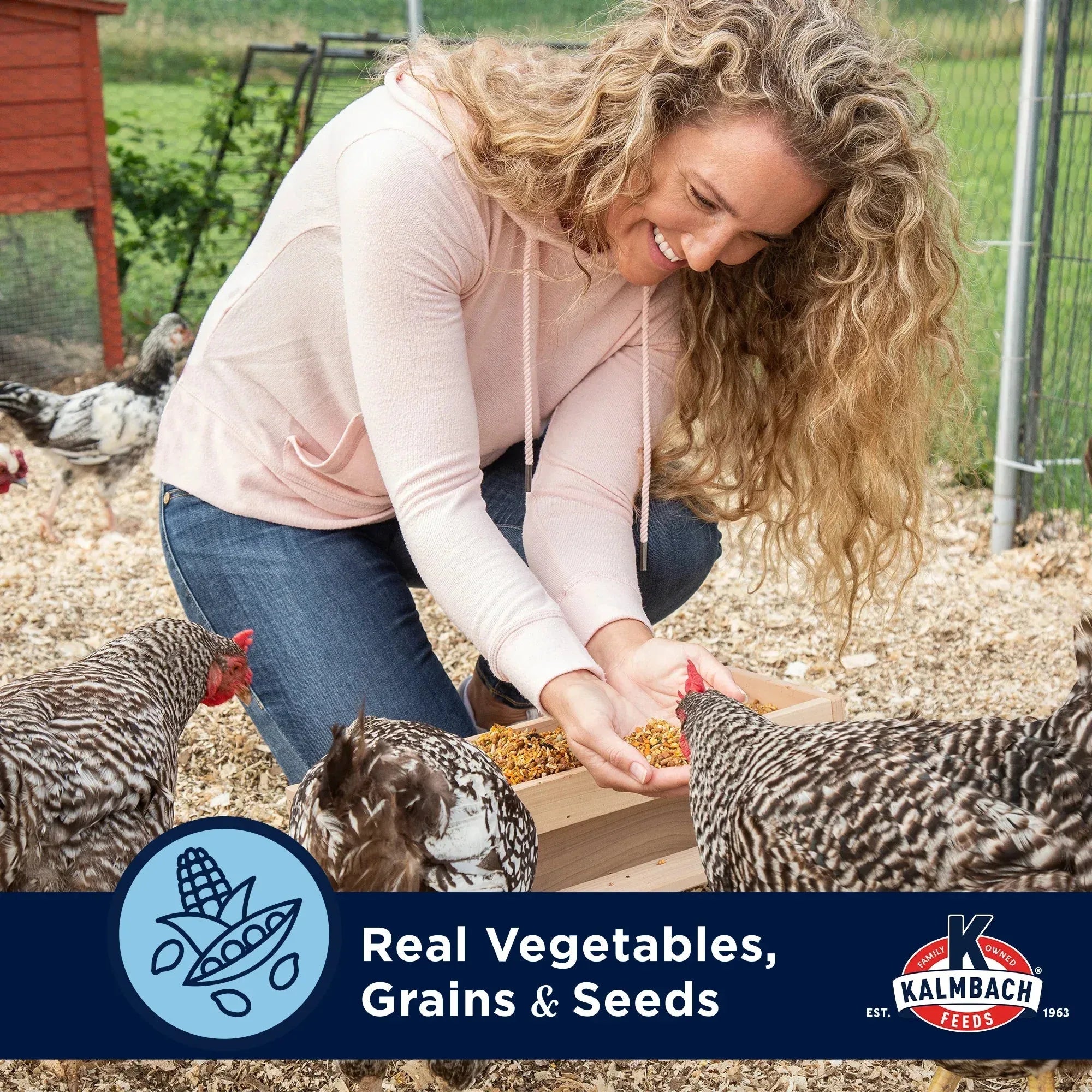 Kalmbach Feeds Henhouse Reserve - Extraordinary Whole Grain Layer Feed for Chickens, 30 lb - USA MEGA SHOP