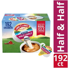 Land O'Lakes half-and-half creamer box side view, 192 ct