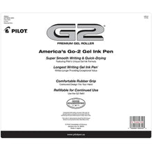 Pilot G2 retractable gel pen set box back with barcode