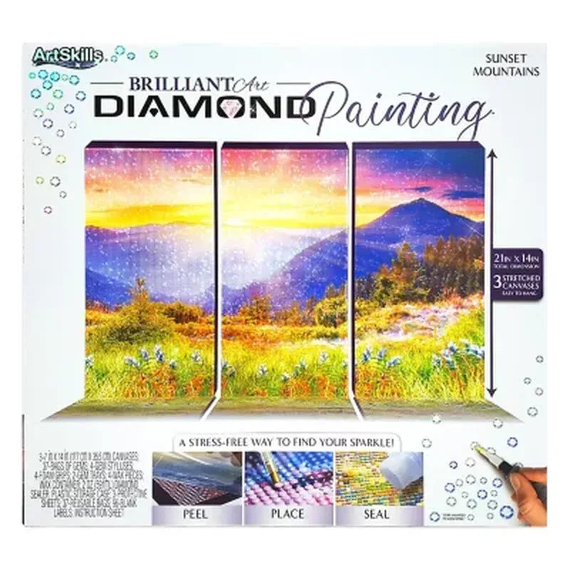 Artskills Brilliant Art Diamond Painting Kits, Select Design