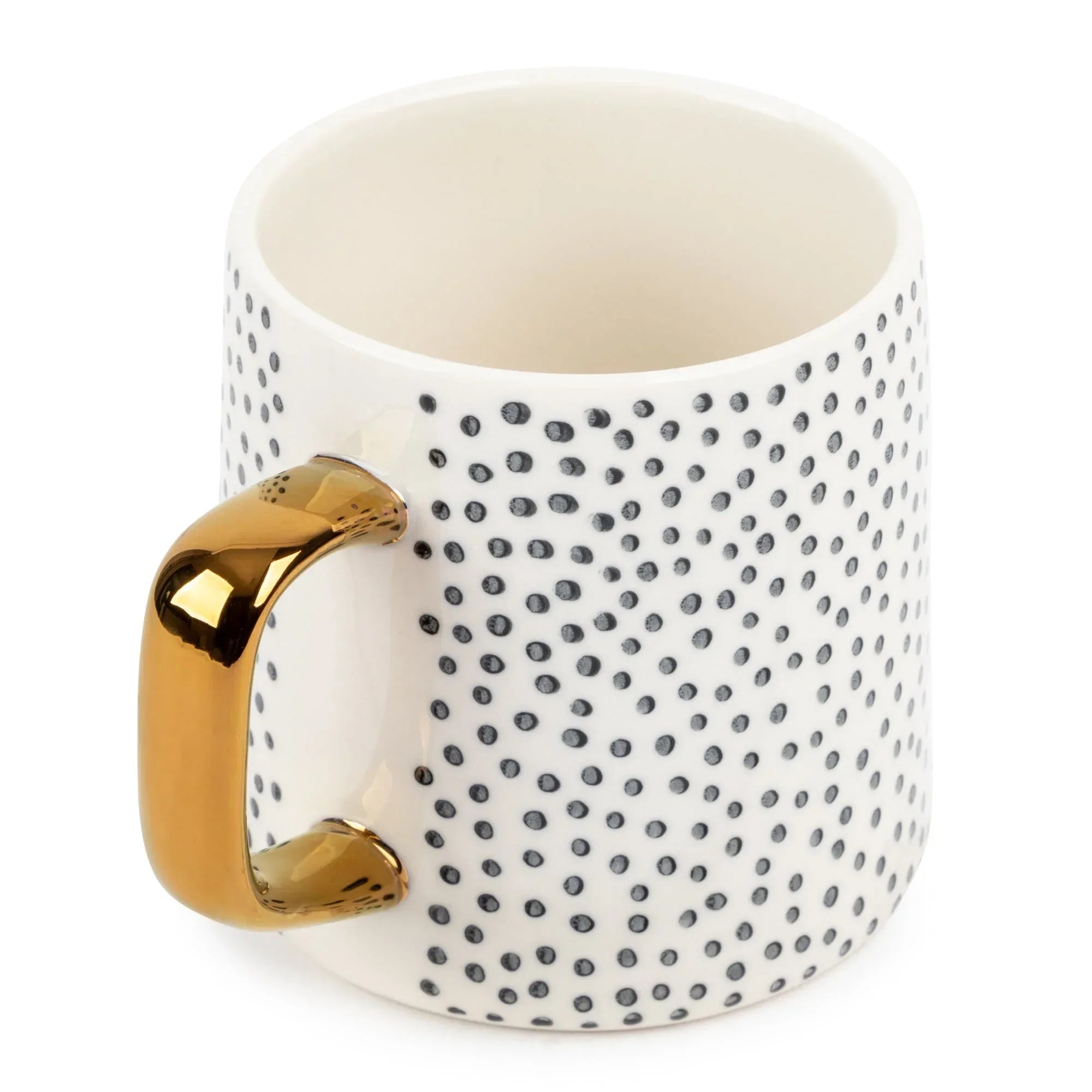 Thyme & Table 14 fl oz Dot Stoneware Mug