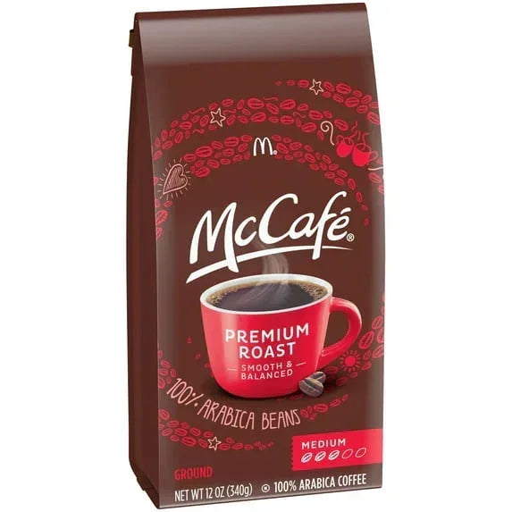McCafe Premium Roast, Medium Roast, Ground Coffee, 12 oz