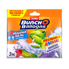 ZURU Bunch O Balloons package with reusable animal water balloons, 3-piece set