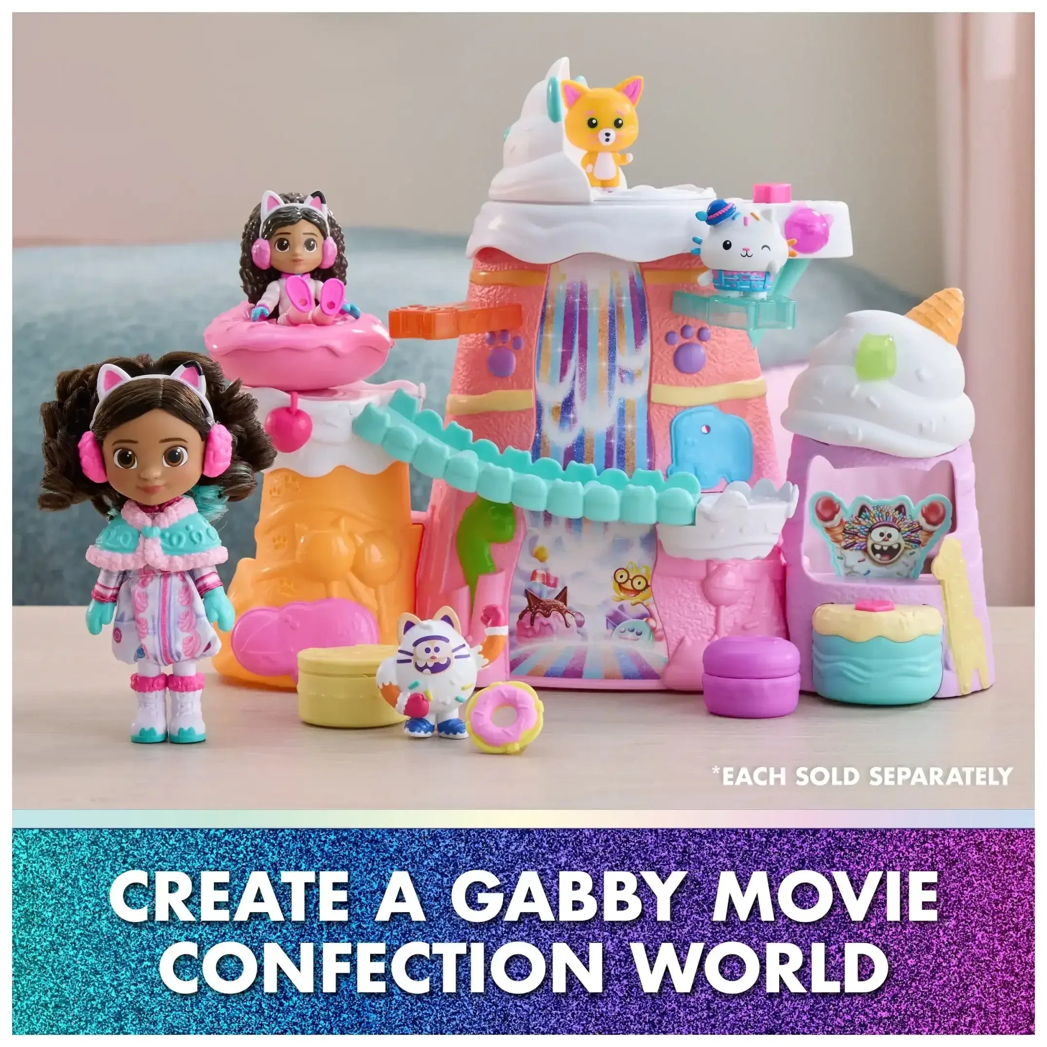 Gabby's Dollhouse: Sweet Treat Mountain Playset with Figure Collectibles for Ages 3 and Up - USA MEGA SHOP