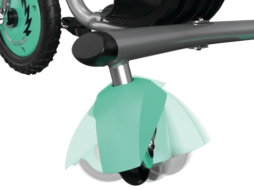 Razor RipRider 360 Mini - Teal, 360 Degrees Caster Tricycle, Easy Drifting, for Child Ages 3+ - USA MEGA SHOP