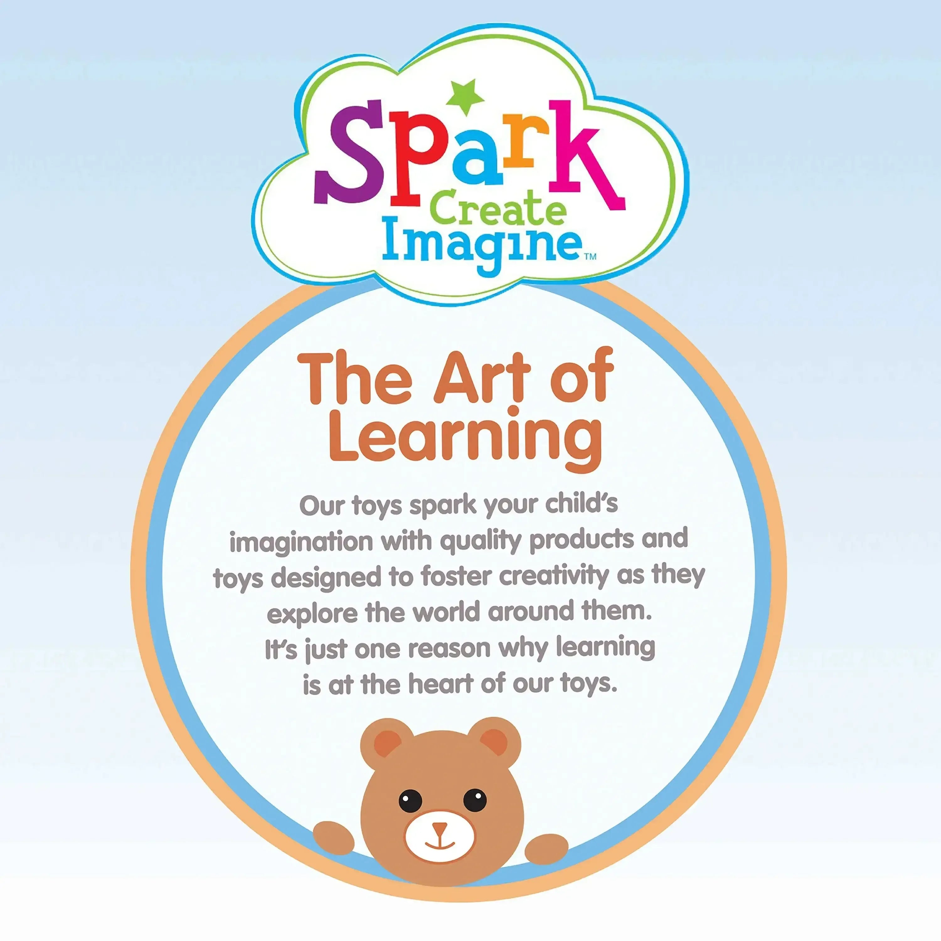 Spark Create Imagine Plush Cow Rattle, 0+