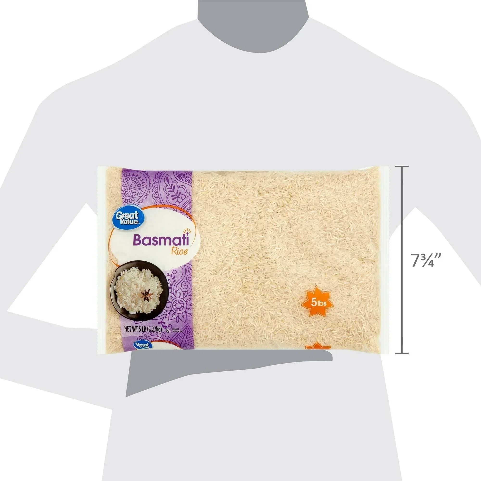 Great Value Basmati Rice, 5 lb - USA MEGA SHOP