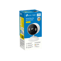 TP-Link Tapo TCW61 Indoor/Outdoor HD Security Camera with Color Night Vision, Free Smart AI Detection, No Subscription Needed, 2-Way Audio, Local Storage, Alexa & Google Home Compatible