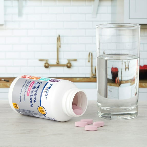 Equate Complete Multivitamin/Multimineral Supplement Tablets, Women 50+, 100 Count, Compare to Centrum® Silver® Women 50+