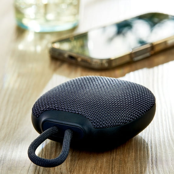 onn Mini Rugged Speaker with Bluetooth Wireless Technology, Gray