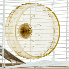Vibrant Life Split-Level Hamster Habitat with Running Wheel & Feeding Accessories