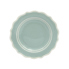 The Pioneer Woman Ainsley 12-Piece Ceramic Dinnerware Set, Sage Blue