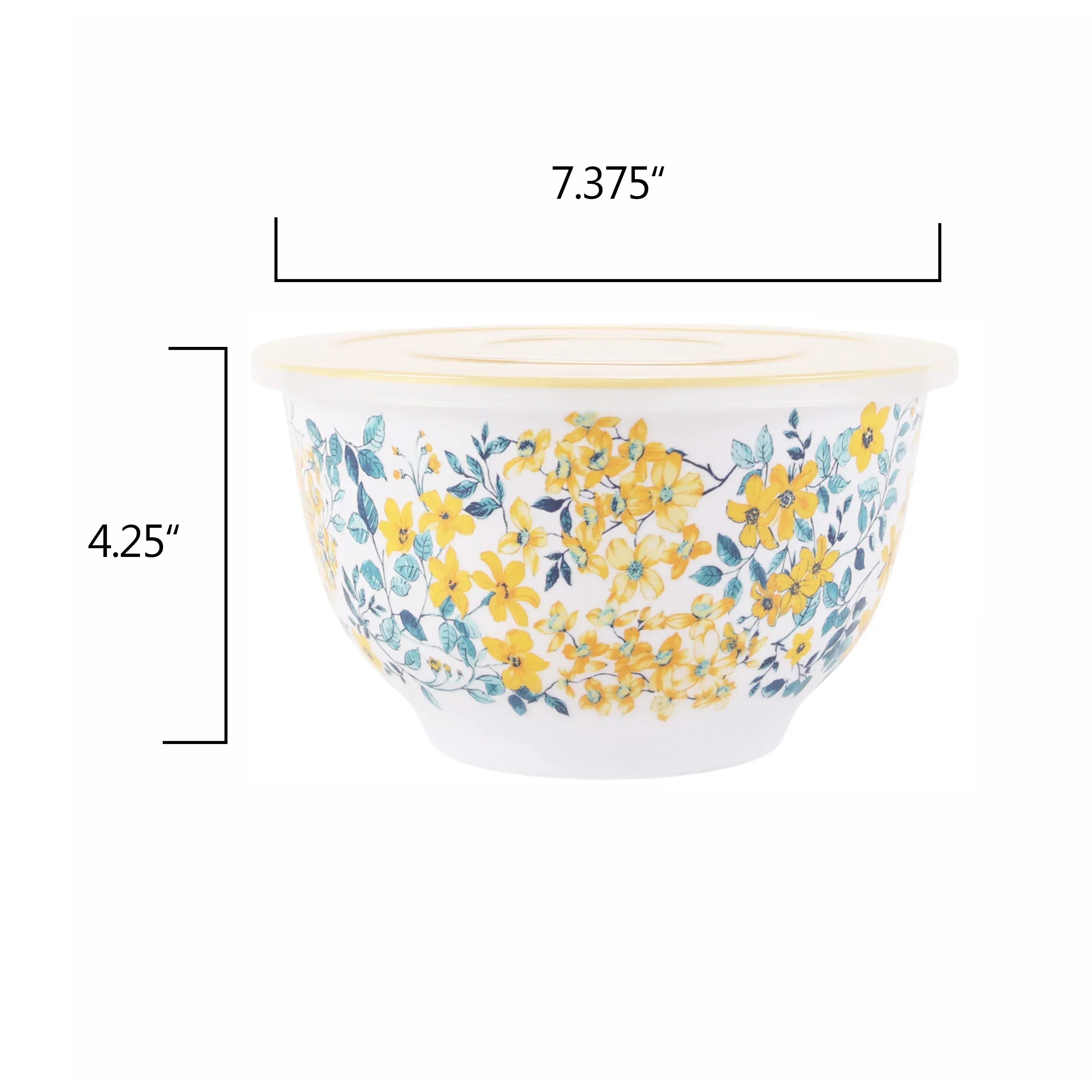 The Pioneer Woman 10-Piece Melamine Mixing Bowl Set, Fancy Flourish