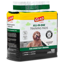 Dog training pads pack with activated carbon, leak-resistant folded edges, 100 large pads.