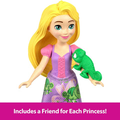 Disney Princess & Friends Set with 5 Small Dolls in Sparkling Outfits & 5 Friend Figures - USA MEGA SHOP
