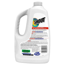 Laundry stain remover refill bottle back label with directions and bar code