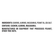 PLANTERS Nut-rition nut mix ingredients and contains allergen statement label