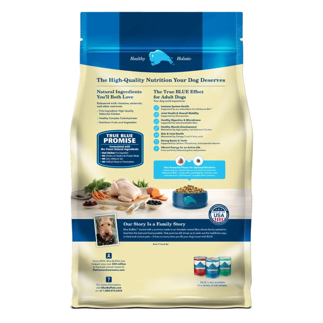 Blue Buffalo Life Protection Formula Adult Dry Dog Food, Chicken & Brown Rice