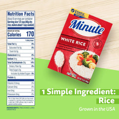 Minute Instant White Rice, Light and Fluffy, Gluten Free, 14 oz - USA MEGA SHOP