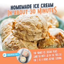 Creamy scoop of homemade ice cream with a textured, swirled surface