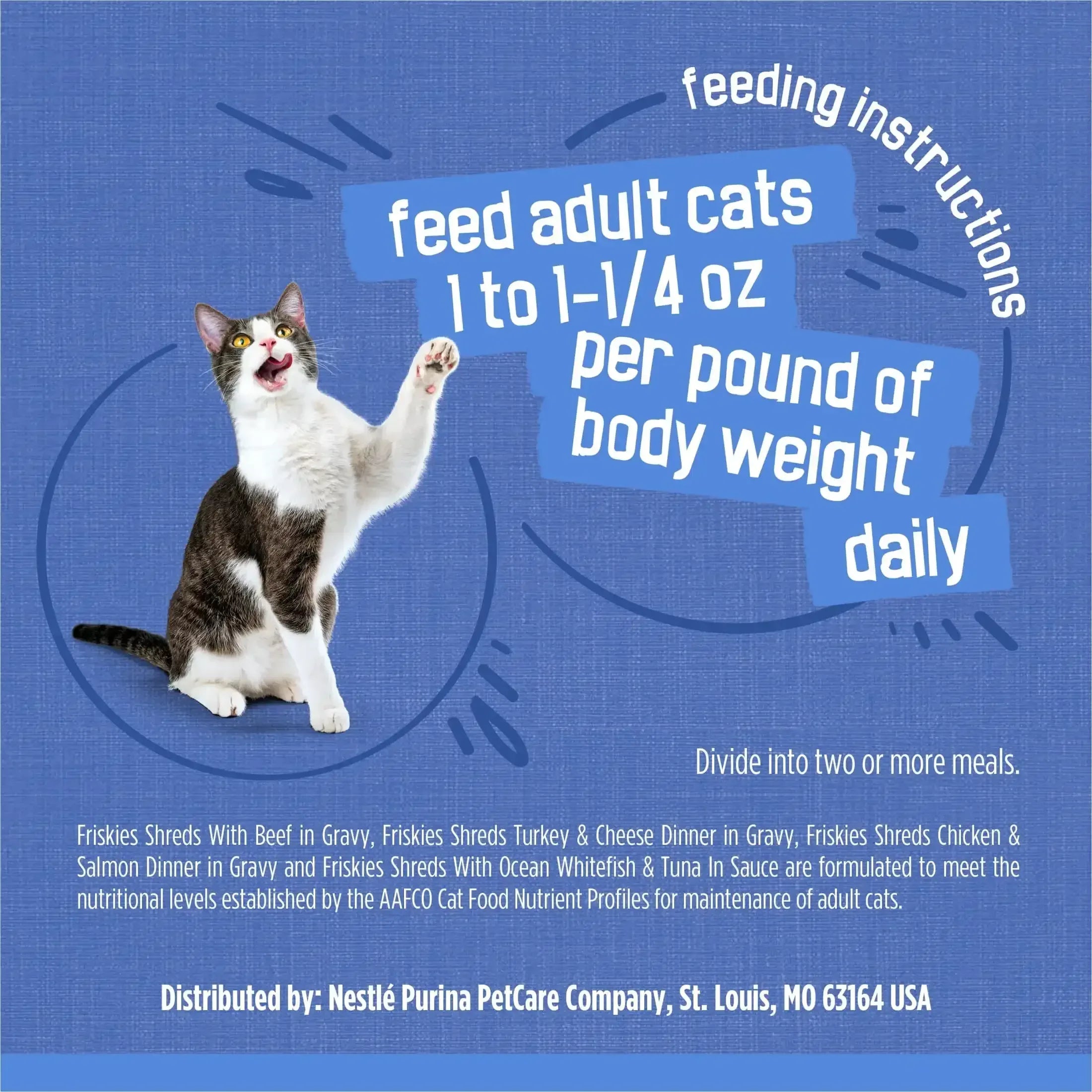 Purina Friskies Shreds Gravy Variety Pack, Wet Cat Food, 5.5 oz Cans