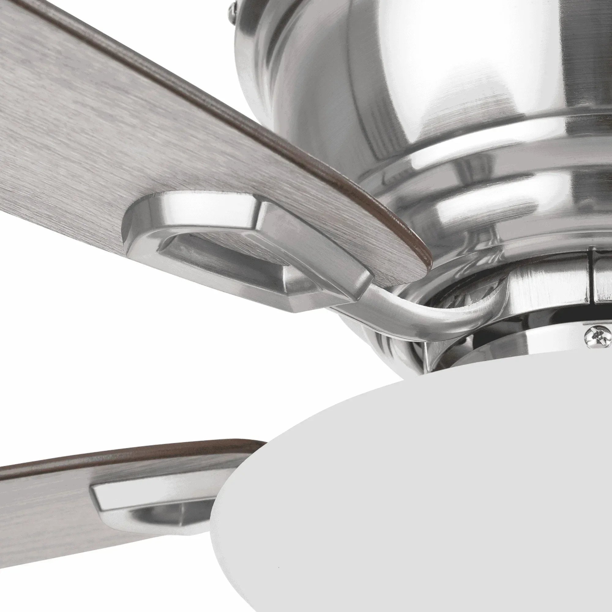 Honeywell Rockford 52" Traditional Satin Nickel Indoor Ceiling Fan with Light, Pull Chains & Reversible Motor