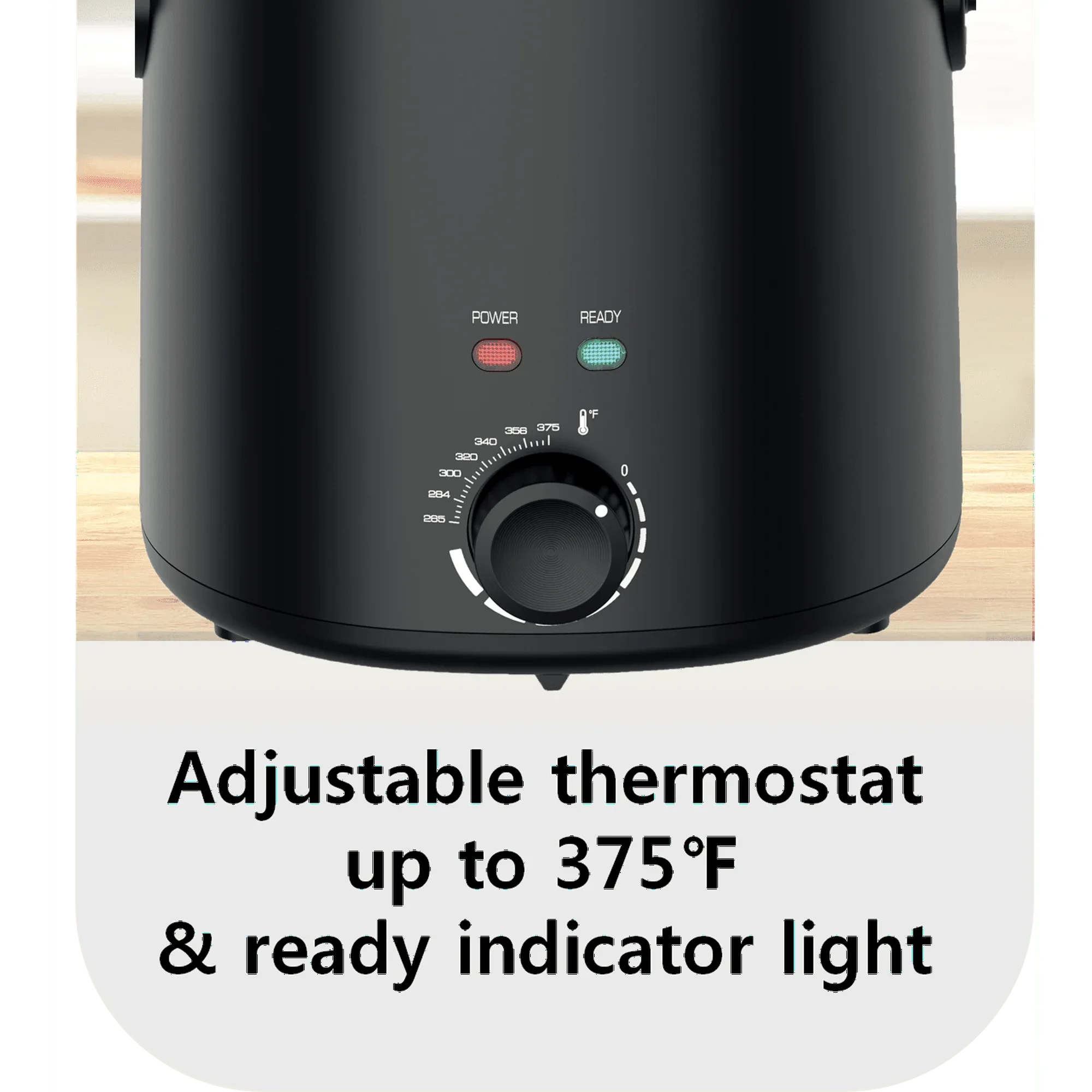 Mainstays 2QT Electric Deep Fryer, Matte Black - Household, 1000W - USA MEGA SHOP