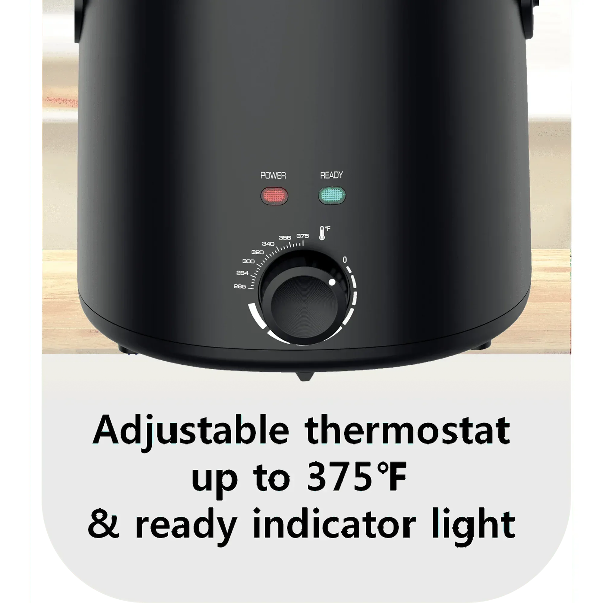 Mainstays 2QT Electric Deep Fryer, Matte Black - Household, 1000W