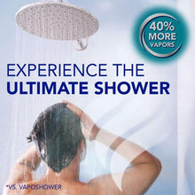 Non-medicated shower steamer tablet steam during shower spray