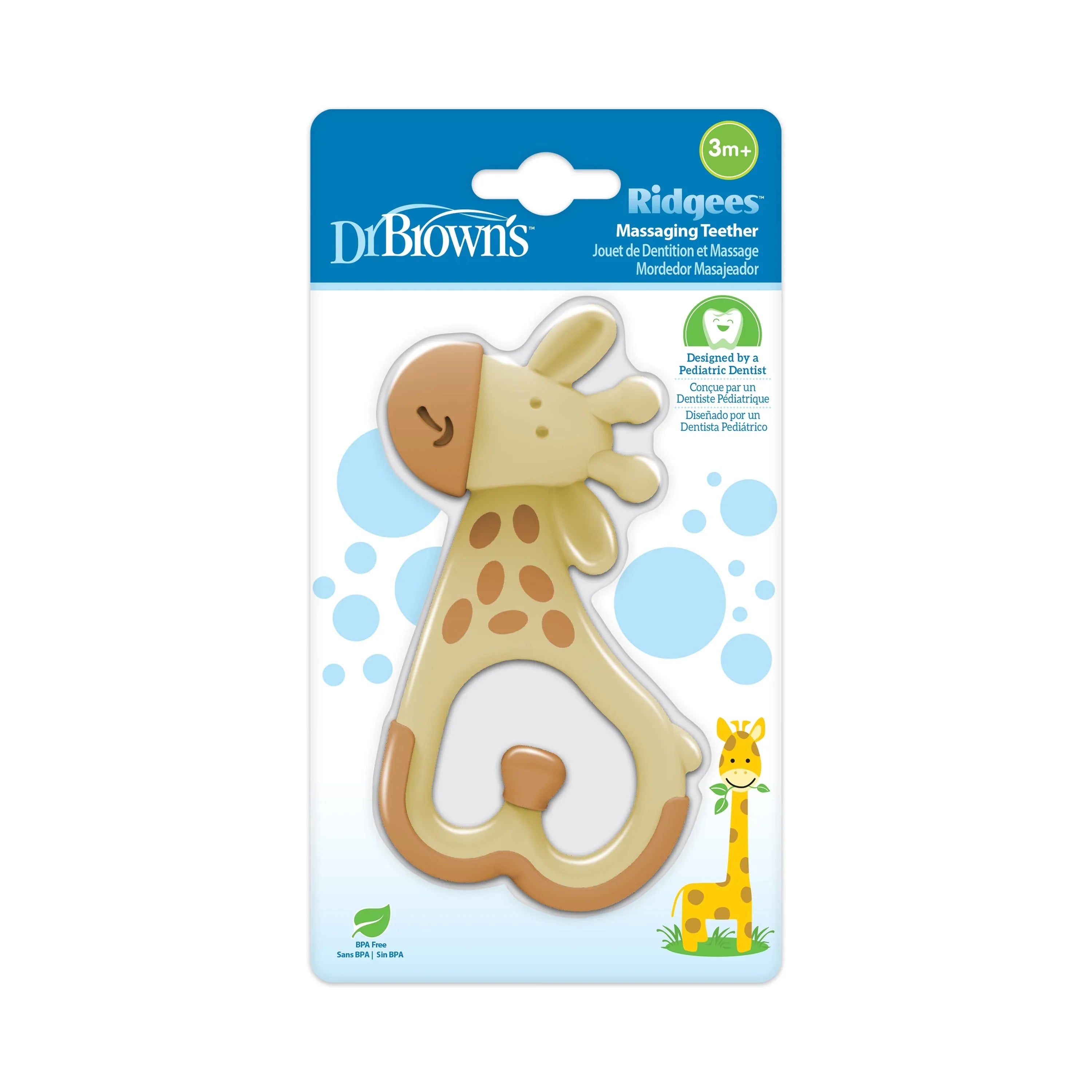 Dr. Brown's Aqua Cool Water-Filled Baby Teether, Cool Relief, BPA Free, Pineapple/Apple, 3m+, 2 Pack - USA MEGA SHOP