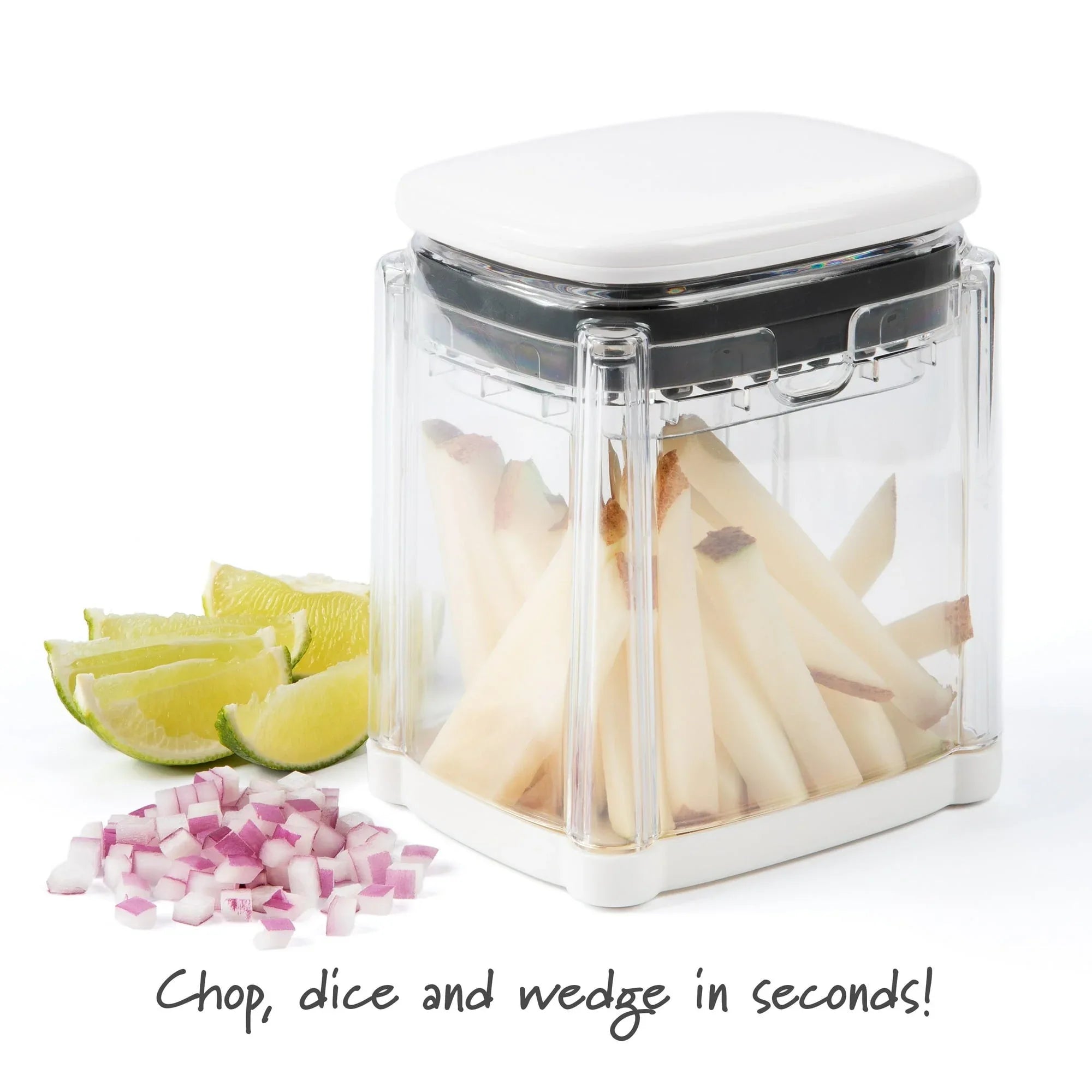 Prep Solutions 3-in-1 Deluxe French Fry Cutter - USA MEGA SHOP