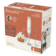 Cordless immersion blender hand blender kit box with included accessories
