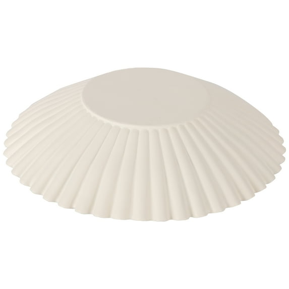 Better Homes & Garden off White Tabletop Decorative Ribbon Design Bowl