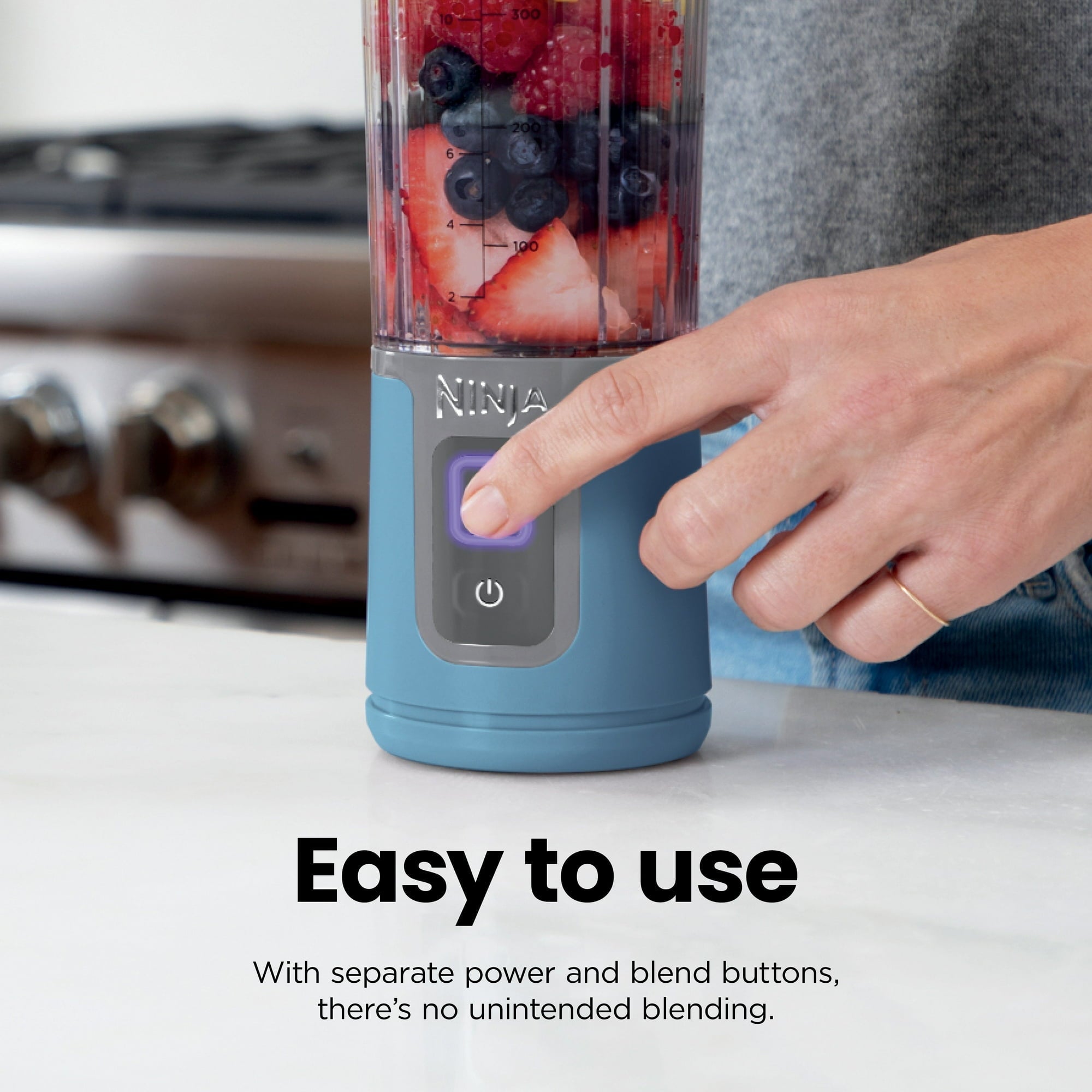 Ninja Blast 16-Oz Portable Personal Blender, Leak Proof Lid & Easy Sip Spout, Smoothie Blender, BC100PK Dusty Pink