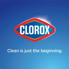 Clorox toilet bowl cleaner branding panel with Clorox logo