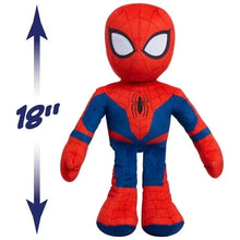 Spider-Man plush stuffed animal full body in red and blue with webbed head and boots