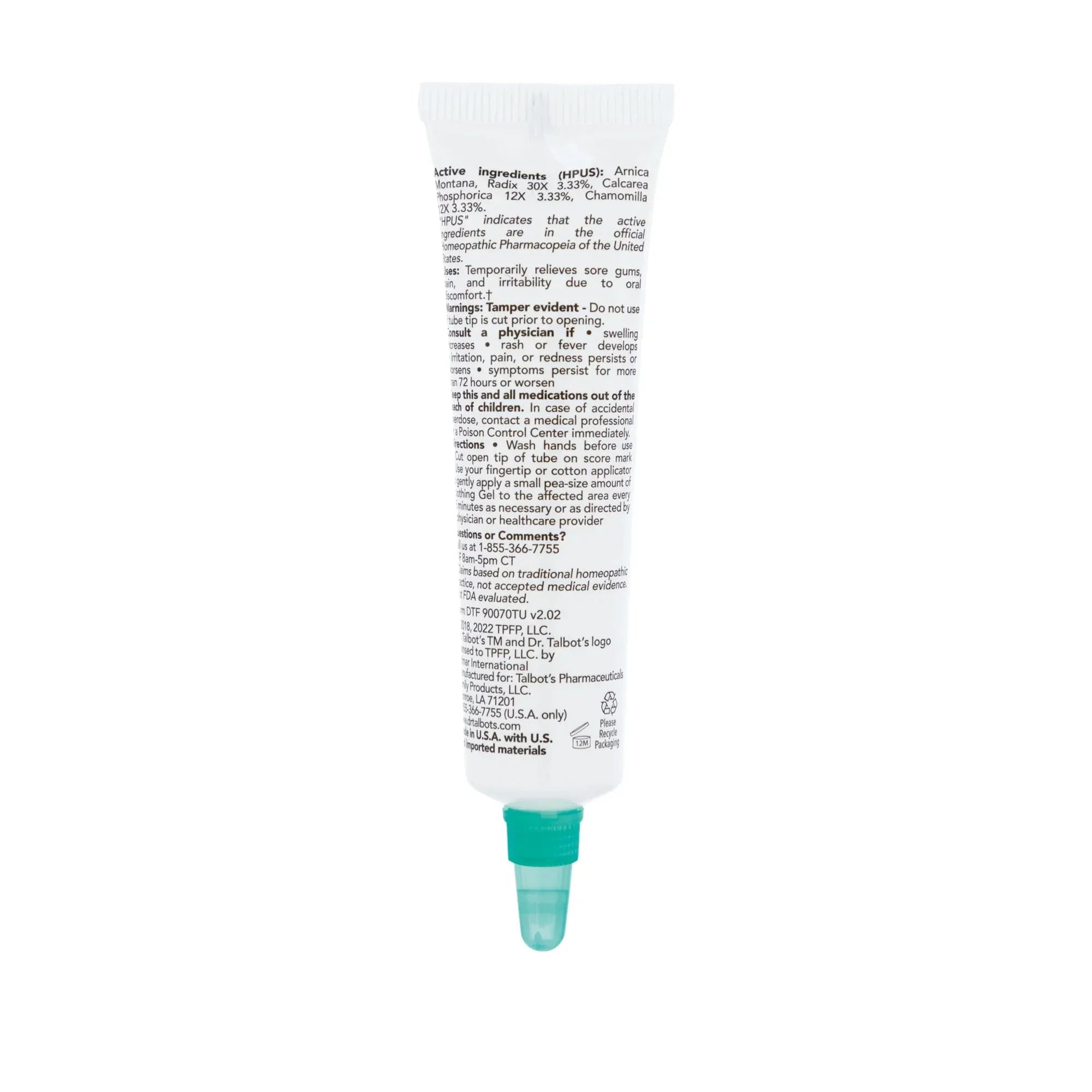 Dr. Talbot's Soothing Gel and Gum-eez Teether for Teething Infants, 0.53 oz Gel