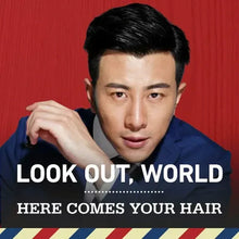 Old Spice Swagger 2-in-1 shampoo and conditioner promotional graphic with a man styling hair.
