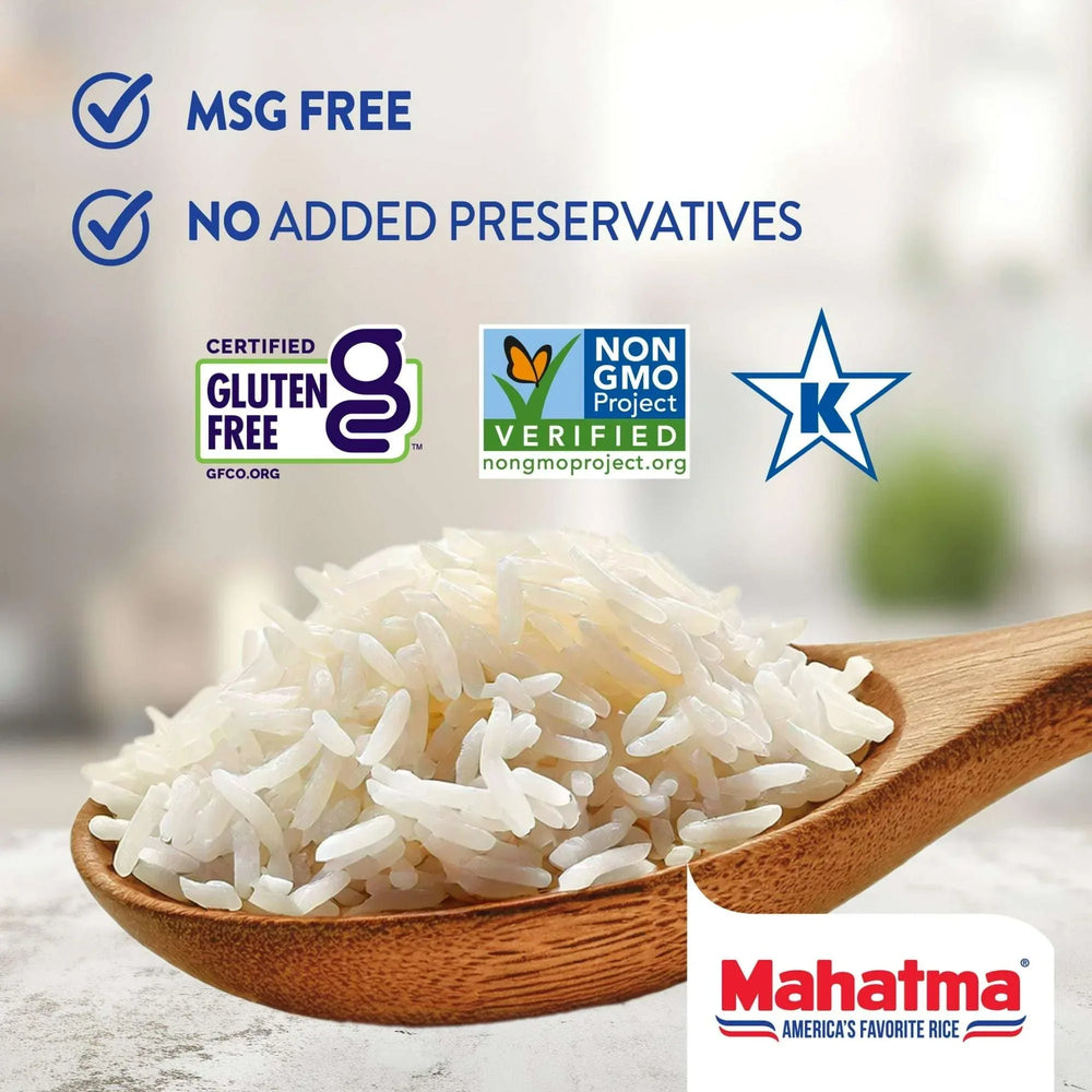 Mahatma Basmati White Rice, Fragrant Extra Long Grain, Gluten Free, 2 lb Bags - USA MEGA SHOP