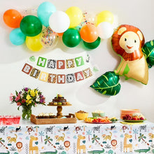Foil confetti balloons with multicolor dots, party decoration set, 12 in