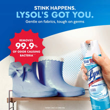 Lysol disinfectant spray can with Crisp Linen scent label