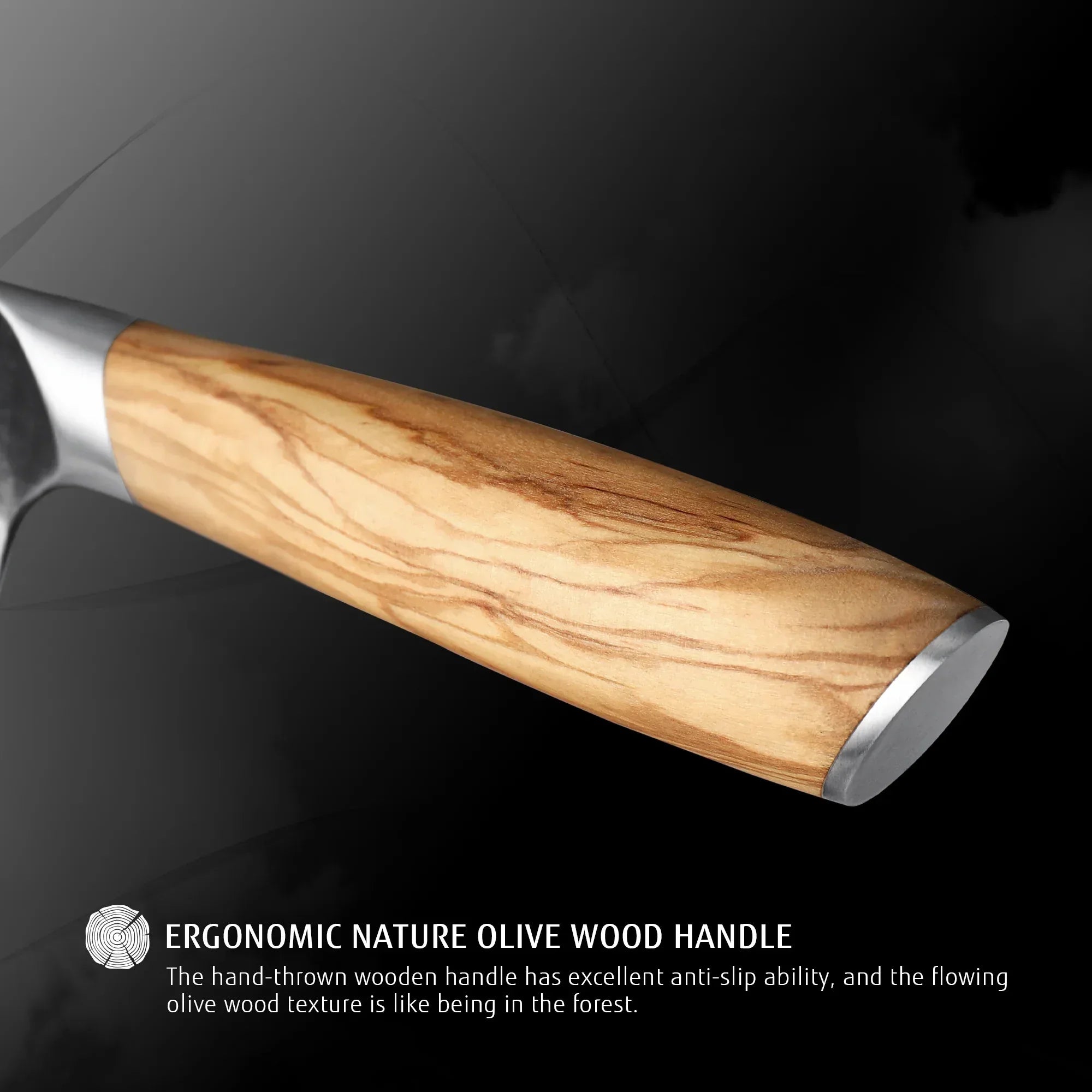 Hecef Japanese Chef Knife, Forged 67-Layer Damascus Steel Ultra Sharp Professional Hammered Carving Knife - USA MEGA SHOP