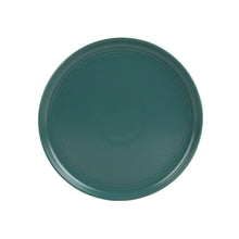Emerald green stoneware dinner plate