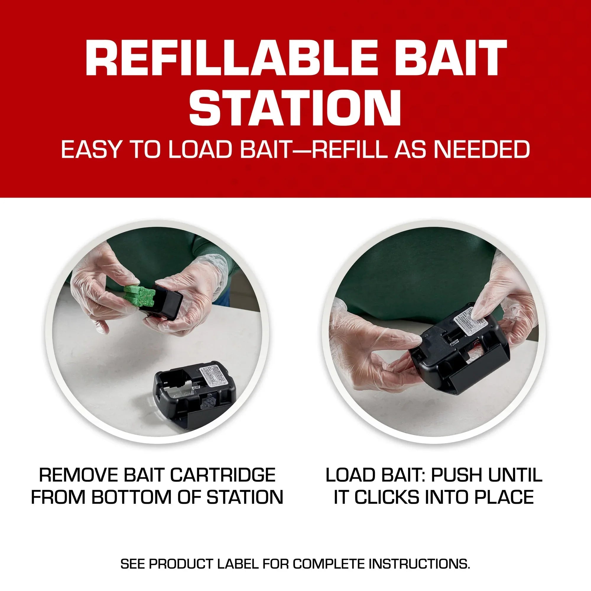 Tomcat Mouse Killer, Child and Dog Resistant, Refillable Station - Includes 16 Bait Blocks - USA MEGA SHOP