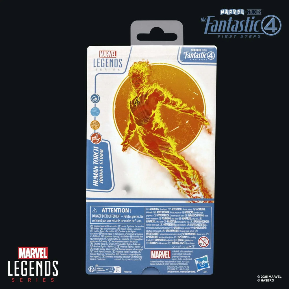 Marvel Legends Series Human Torch, The Fantastic Four: First Steps 6" Action Figure - USA MEGA SHOP