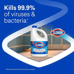 Clorox Disinfecting Liquid Bleach Cleaner, Regular Scent, 121 fl oz
