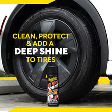 Meguiar's tire foam bottle and foam applicator for deep shine tires