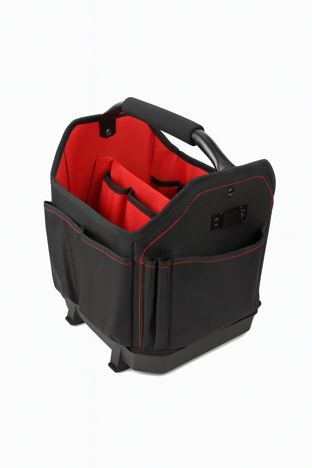 Hyper Tough Hyper Stack Half Size Tool Tote – Stackable Storage Organizer, Portable Handle
