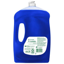 Palmolive dish liquid bottle back, blue with pump cap and barcode label