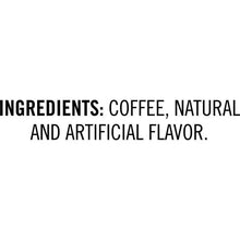 Ingredients text: coffee, natural flavor, and artificial flavor